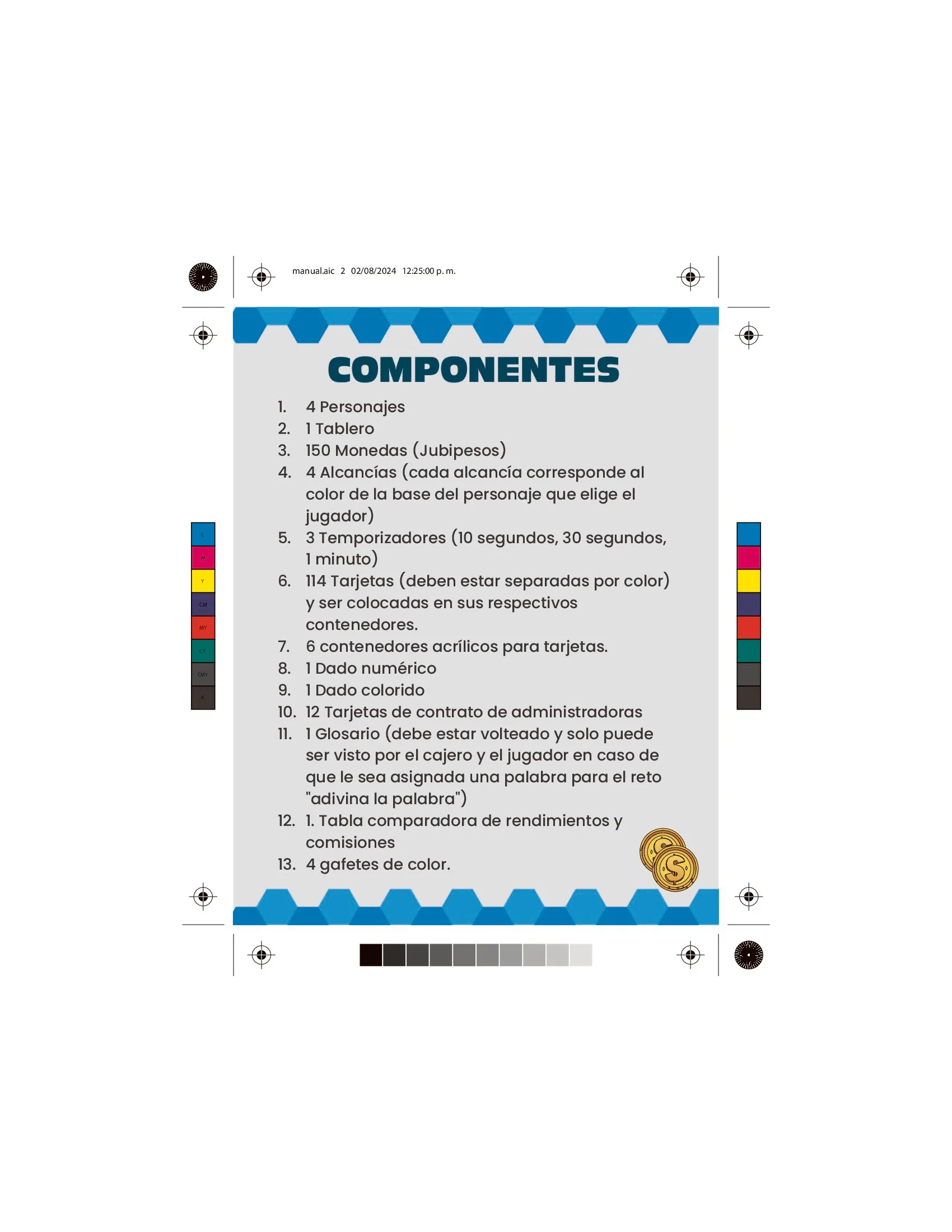 AforeAventura · Componentes del Juego