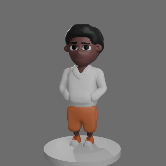 AforeAventura — Personaje 1 Render 3D