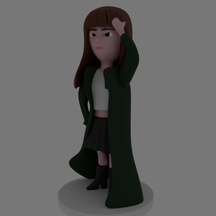 AforeAventura — Personaje 2 Render 3D