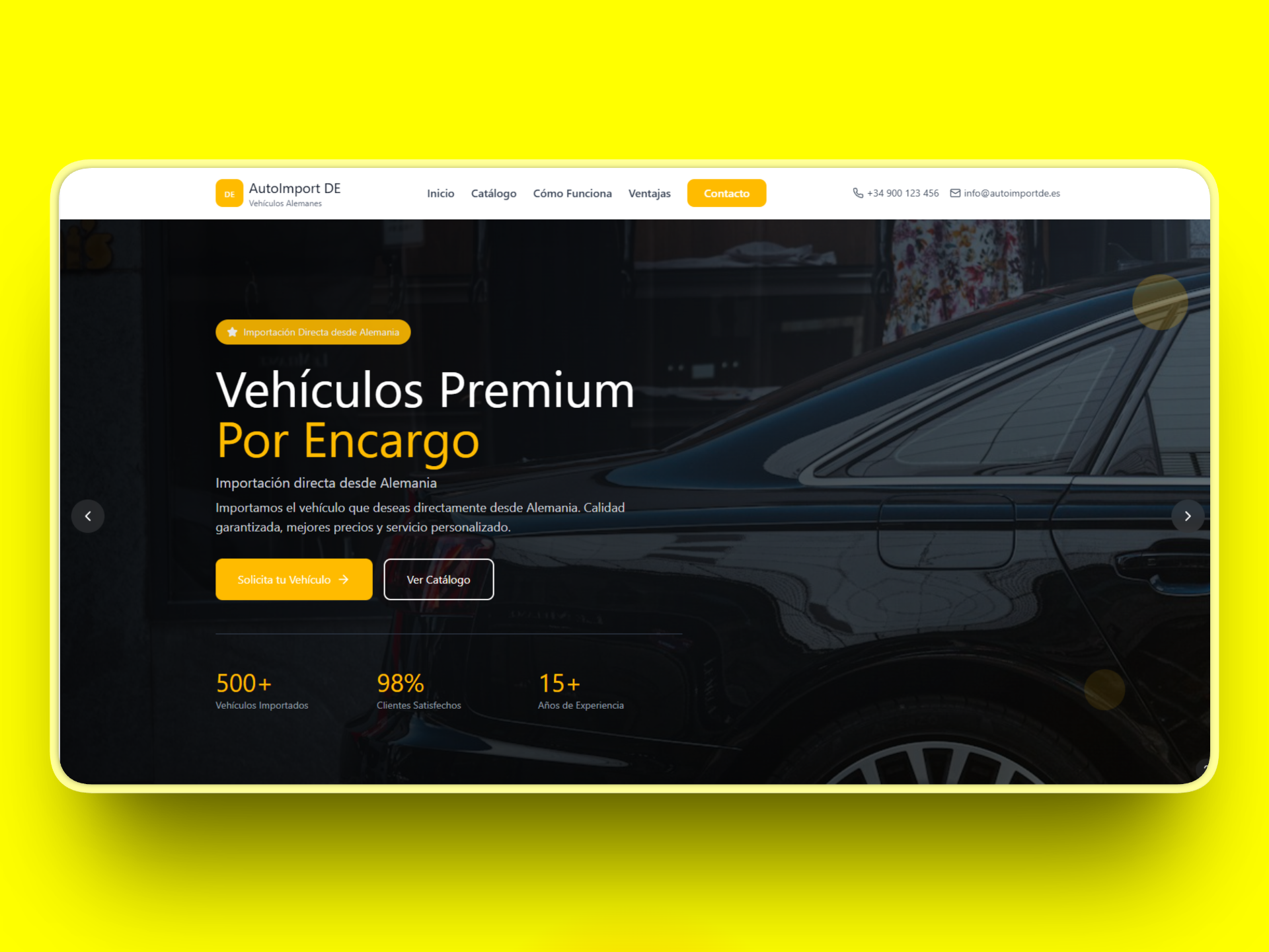 AutoImport DE — Vehículos Premium Por Encargo