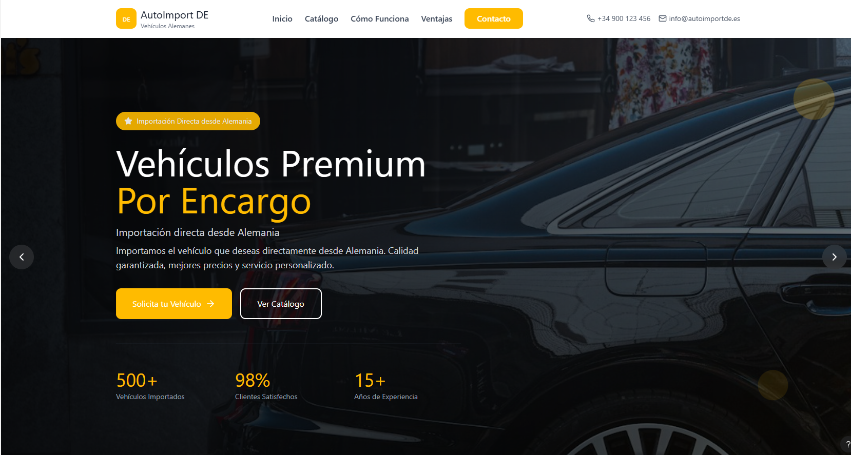 AutoImport DE — Vehículos Premium Por Encargo