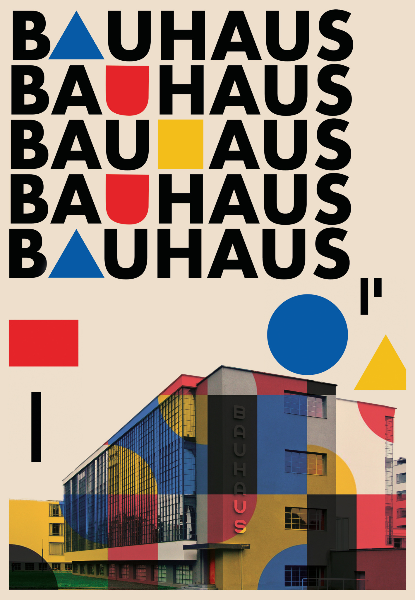 Collage Bauhaus — Deconstrucción Tipográfica & Arquitectura