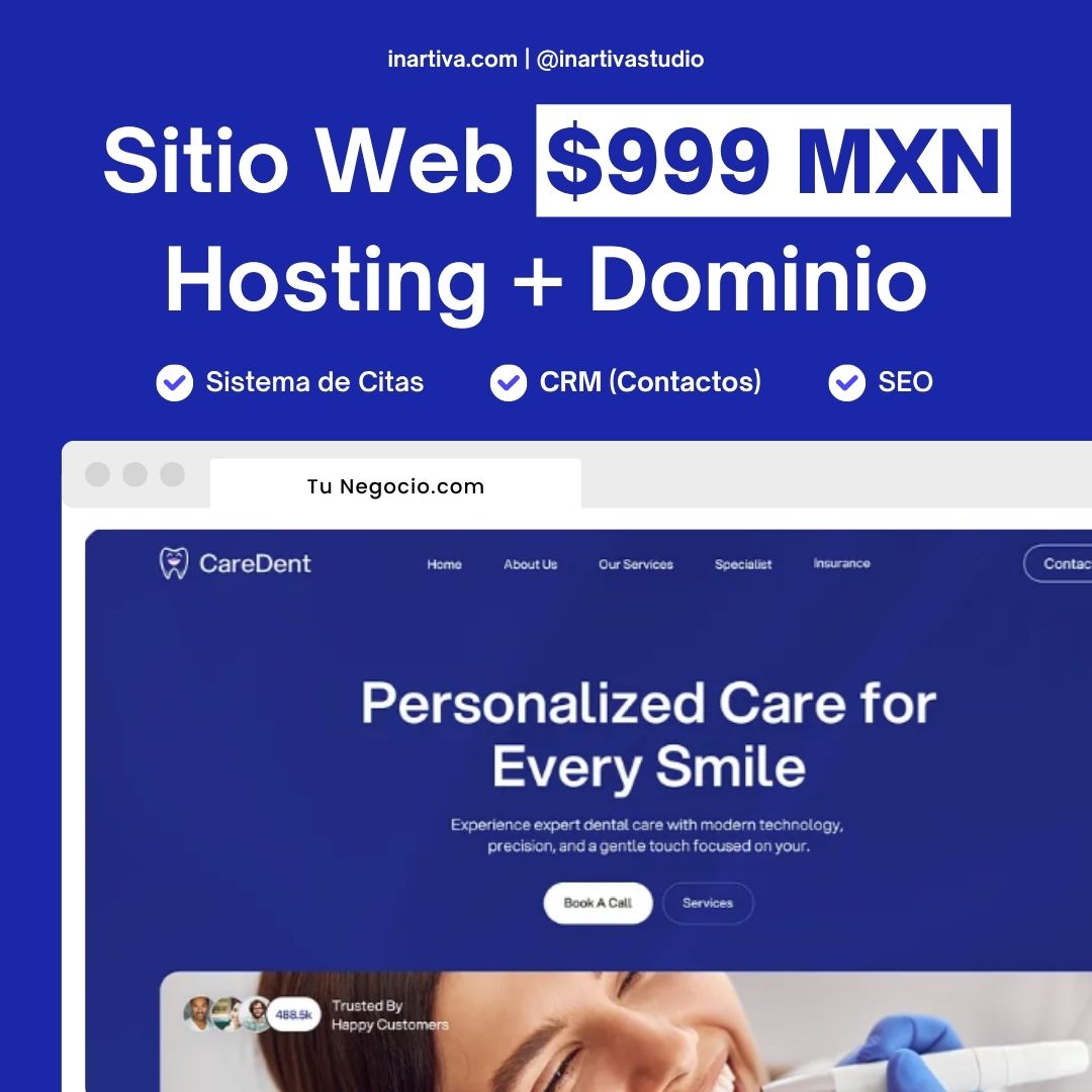 Inartiva Promo 01 — Campaña de Servicios Web