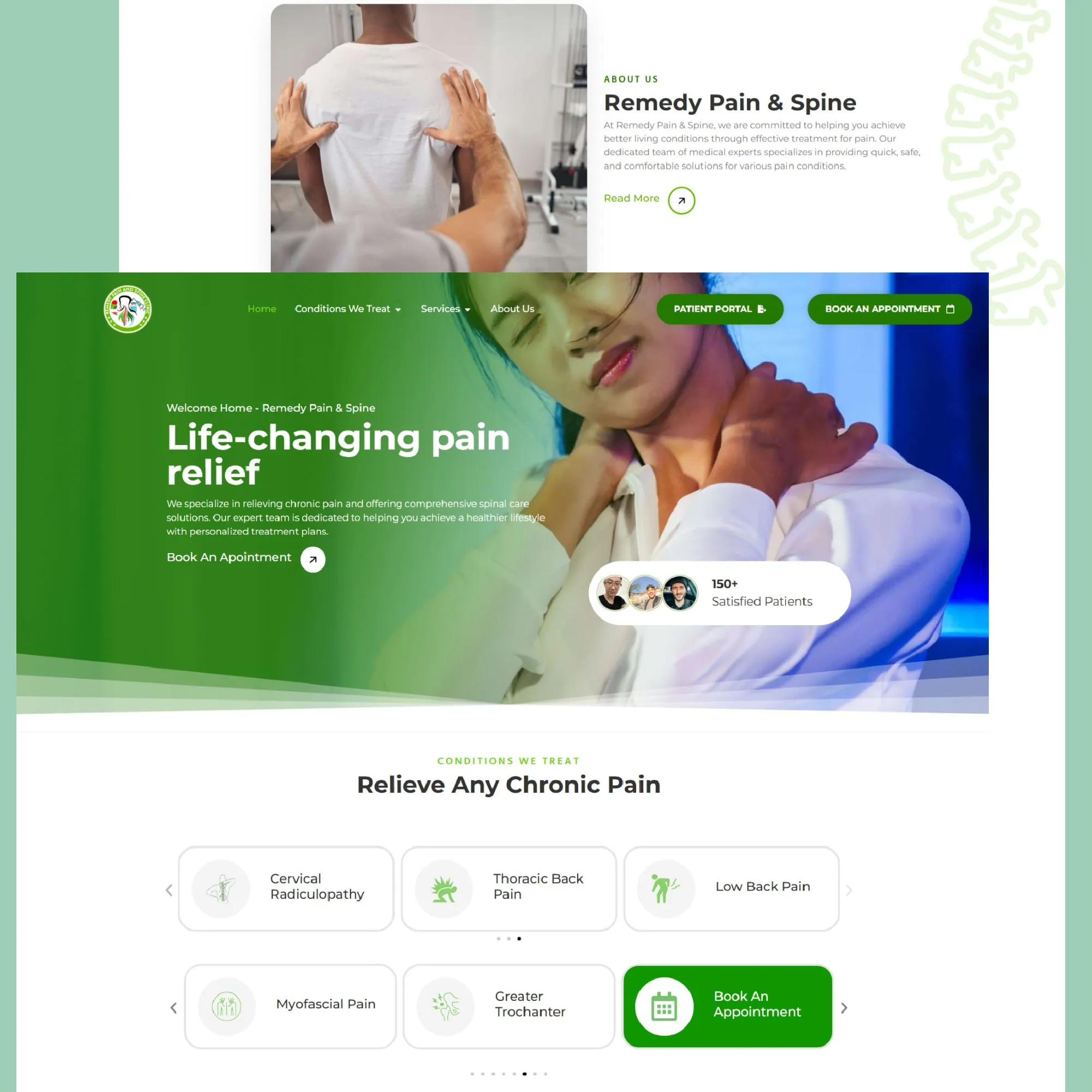 Remedy Pain & Spine · Salud & SEO