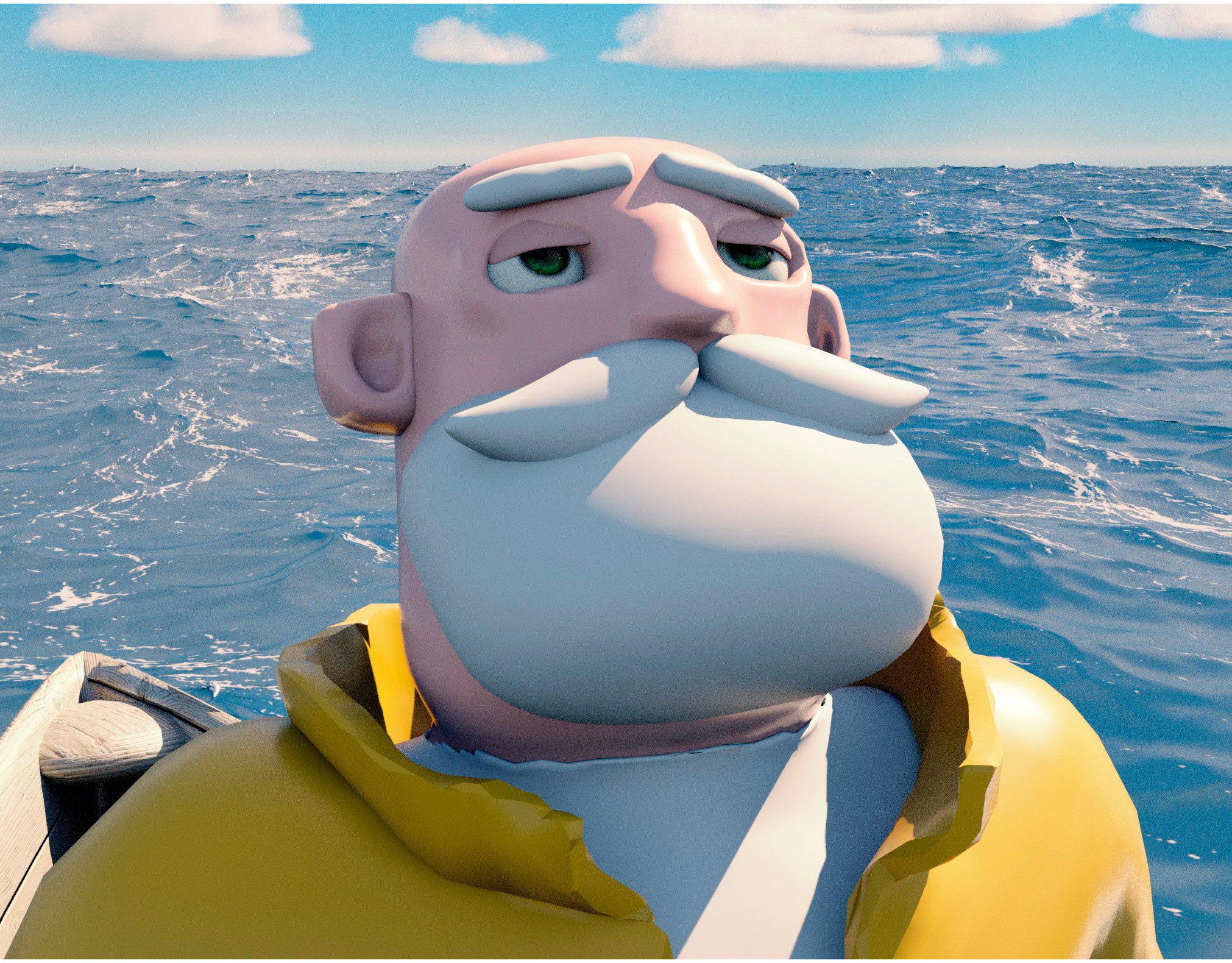 The Old Man and the Sea — Cortometraje 3D