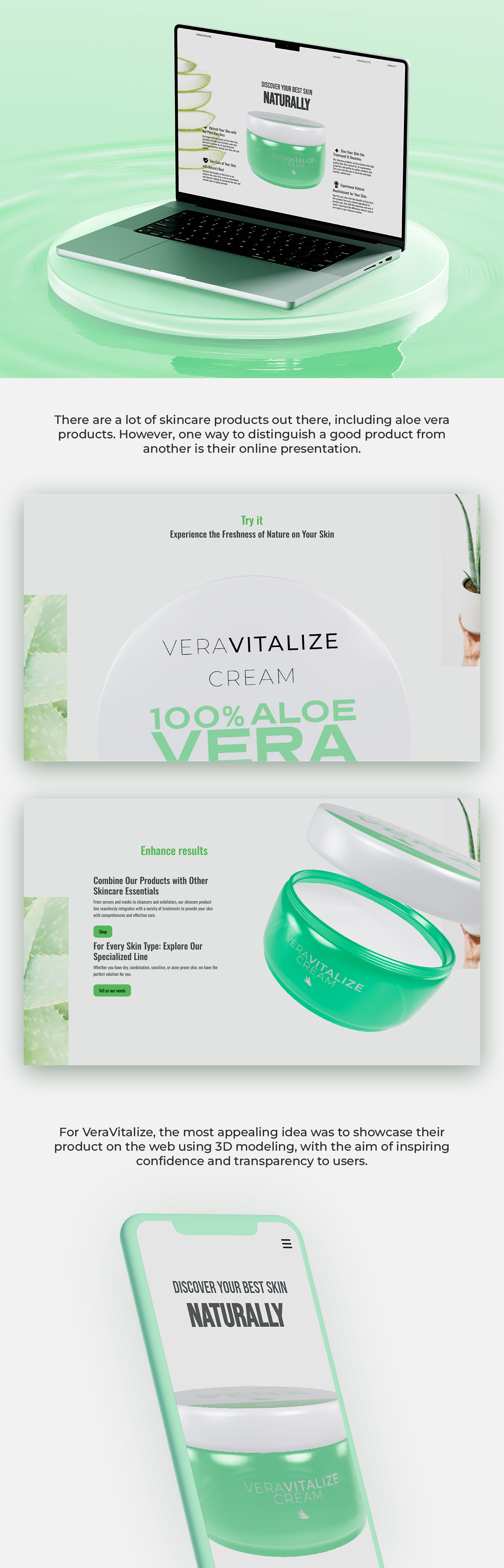 VeraVitalize Full Behance Presentation