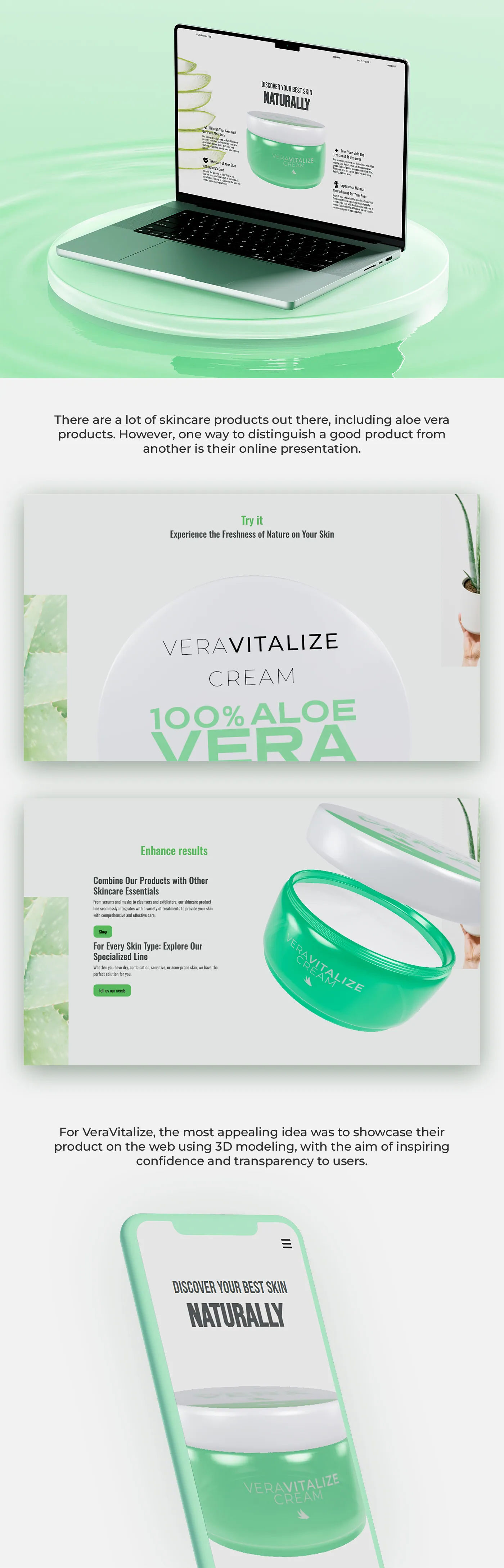VeraVitalize Full Behance Presentation